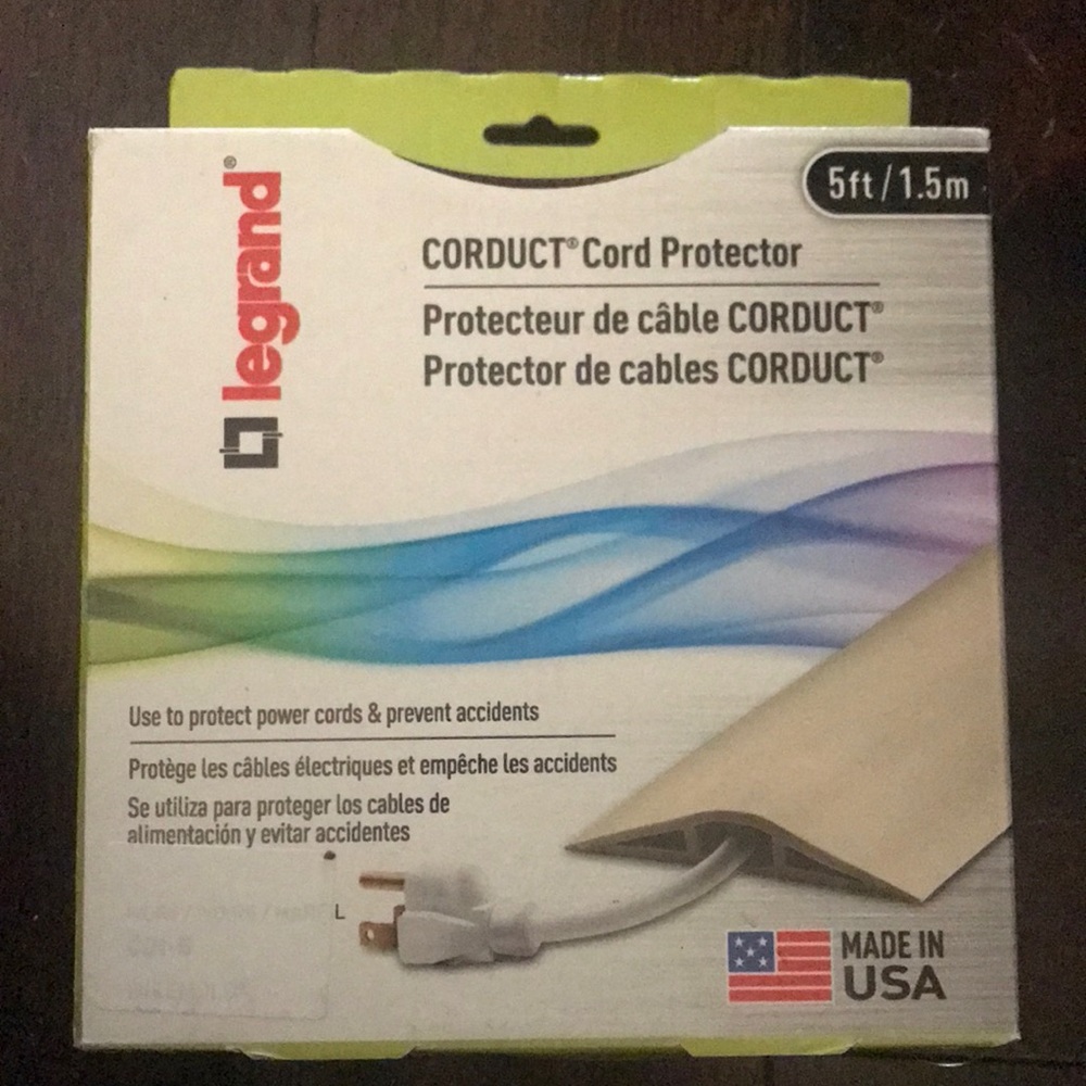 Legrand Cord Protector 5 Ft / 1.5m Brown